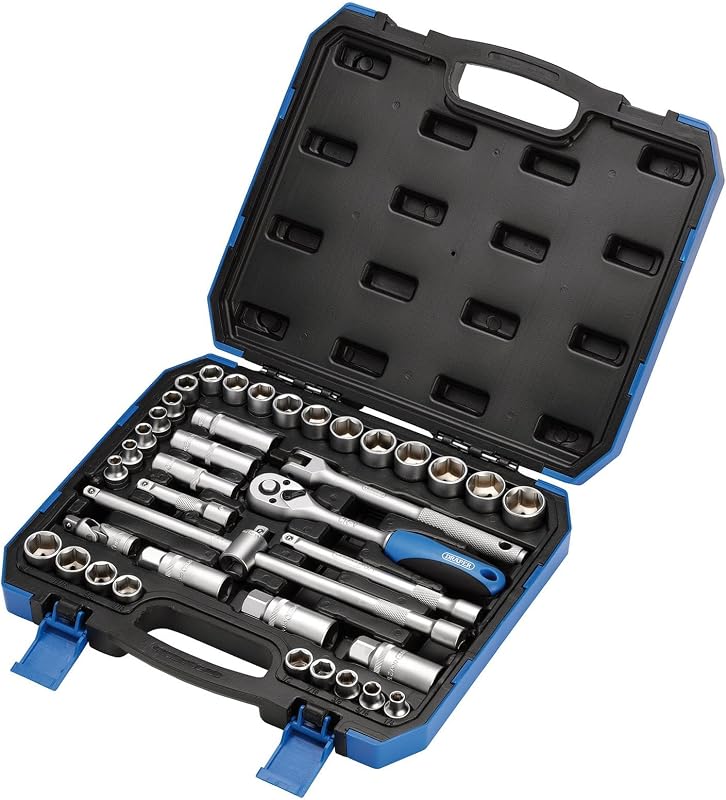 DD39AM 3/20,3 cm centimetri. Dr. mm/AF Combined socket set (39 pezzi), blu