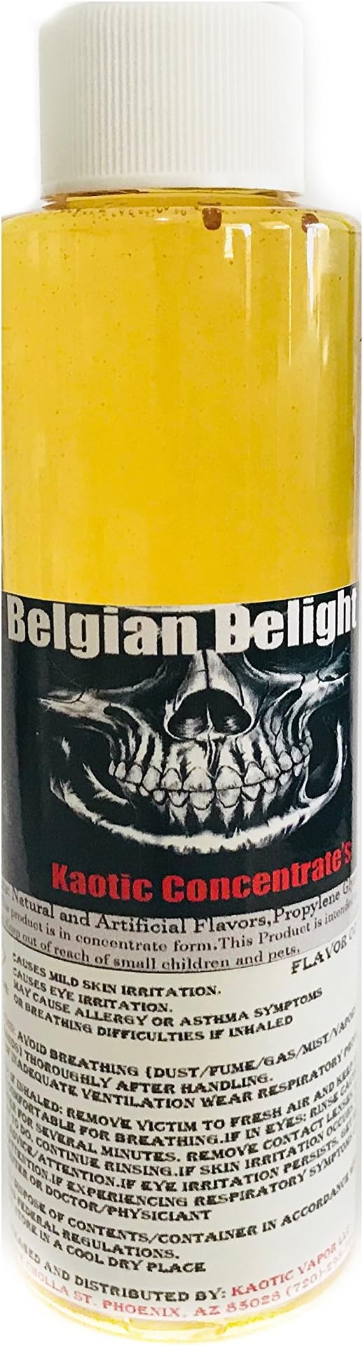 Kaotic Flavor Concentrate's, Food Grade, USA 4 oz Bottle (Belgian Delight)