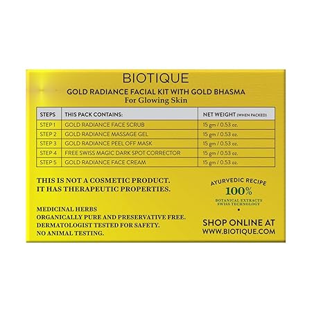 biotique gold facial kit