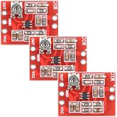 MusRock 3pcs MAX4466 Electret Microphone Pre-Amplifier Module with Adjustable Gain for Audio Projects DIY Sound Sensor