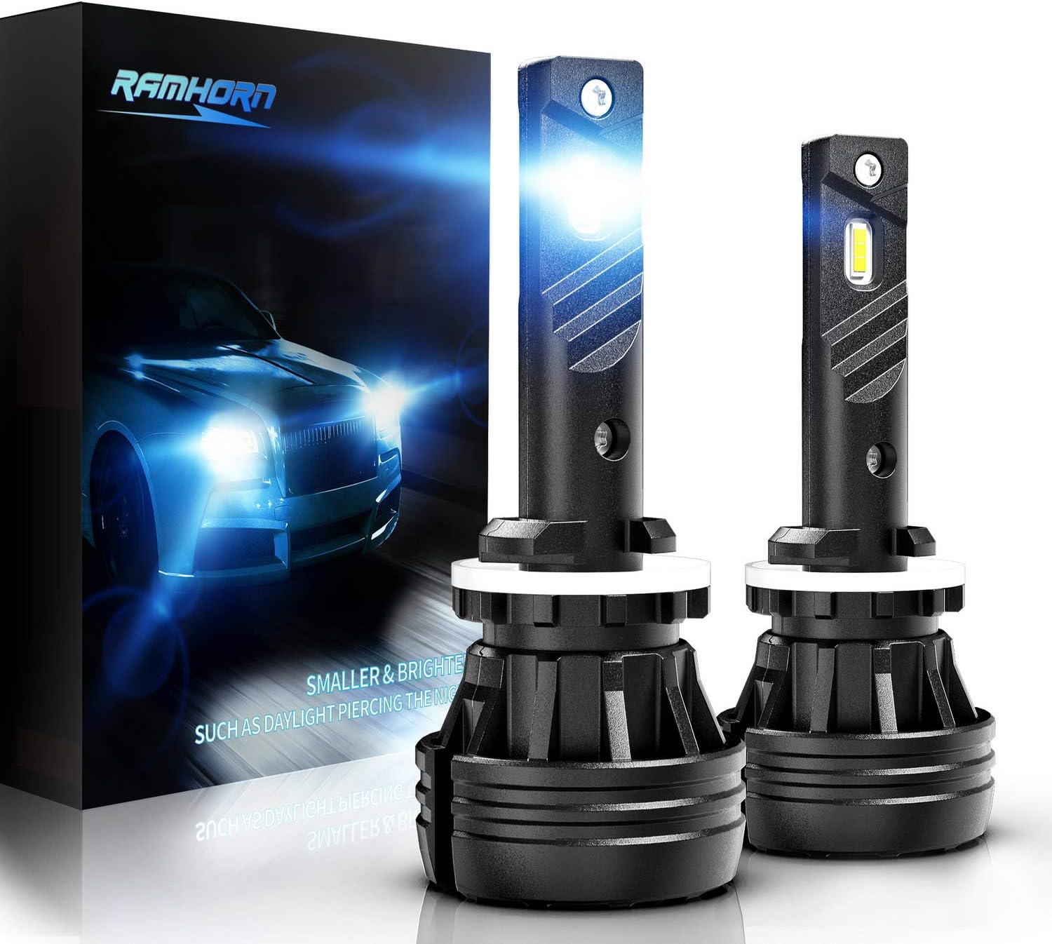 Official Authorization Ramhorn 0 Led Headlight Bulbs lm 6500k Cool White Cree Chips 0 3 9 Conversion Kit Of 2 Ramhorn A Lot Of Surprises Pulsosocial Com