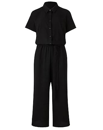 black culotte jumpsuit uk