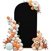 7.2FT Wedding Arch Cover &ndash; Stretchy Spandex Fabric Backdrop for Arch Stand | Ideal for Wedding Ceremony, Birthday Party, Baby Shower &amp; Photo Booth Decoration (cover only)