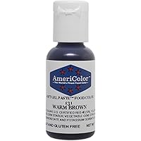Americolor Soft Gel Paste Food Color.75-Ounce, Warm Brown