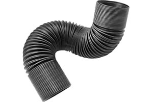 NIKUJUGA 3" Inlet Cold Air Intake Hose Ducting Feed Pipe Flexible Air Pipe for Air Filter Universal Fit for Most Vehicles with 3 Inch Air Intake Hose