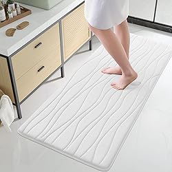 Buganda Memory Foam Bathroom Rug Mat 44x24, Extra