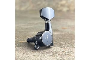 GUITAR TOOLS USA Gotoh Locking Tuners - Schaller Type - Black (3 per Side) SG381-MG