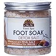 Okay Himalayan Pink Salt Detoxifying Foot Soak With & Tea Tree Oil, lavender, 20 Ounce