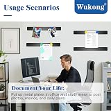 Wukong Magnetic Stainless Black Boards Strips Pack of 4 30x3 cm Adhesive view 6