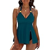 Blooming Jelly Women Tankini Swimsuits 2 Piece Tummy Control Bathing Suit V Neck Modest Swim Suits 2026 with Bottom