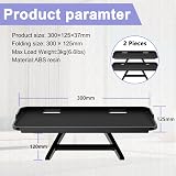 JXMTSPW TV Top Shelf Screen Adjustable Monitor Bracket 2pcs Black 300x125mm view 2