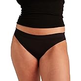 saalt Reusable Period Underwear - Comfortable, Thin, and Keeps You Dry from All Leaks (Cotton, Bikini)