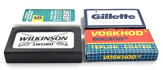 Amazon.com: Double Edge Razor Blades Sampler - 20 Blades: Beauty