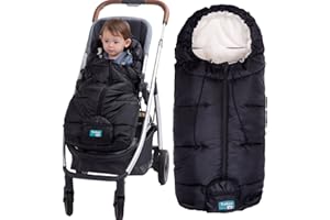 Yobee Weatherproof Toddler Footmuff Universal Sleeping Bag for Stroller, Comfortable Warm Temperature Adjustable Safe Bunting Bag, Waterproof Blanket Fit All Stroller