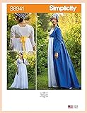 SimplicitySewing Pattern S8941 Misses' Costume, Paper, White, Various