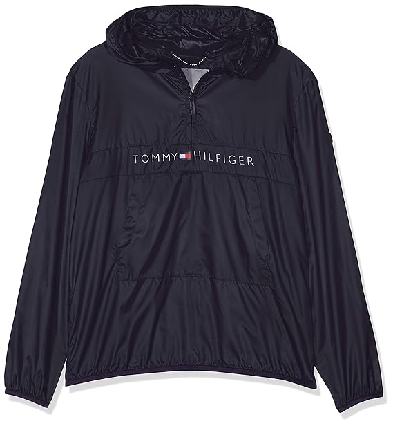 Tommy Hilfiger Jungen Jacke Unisex Pop-Over Jacket