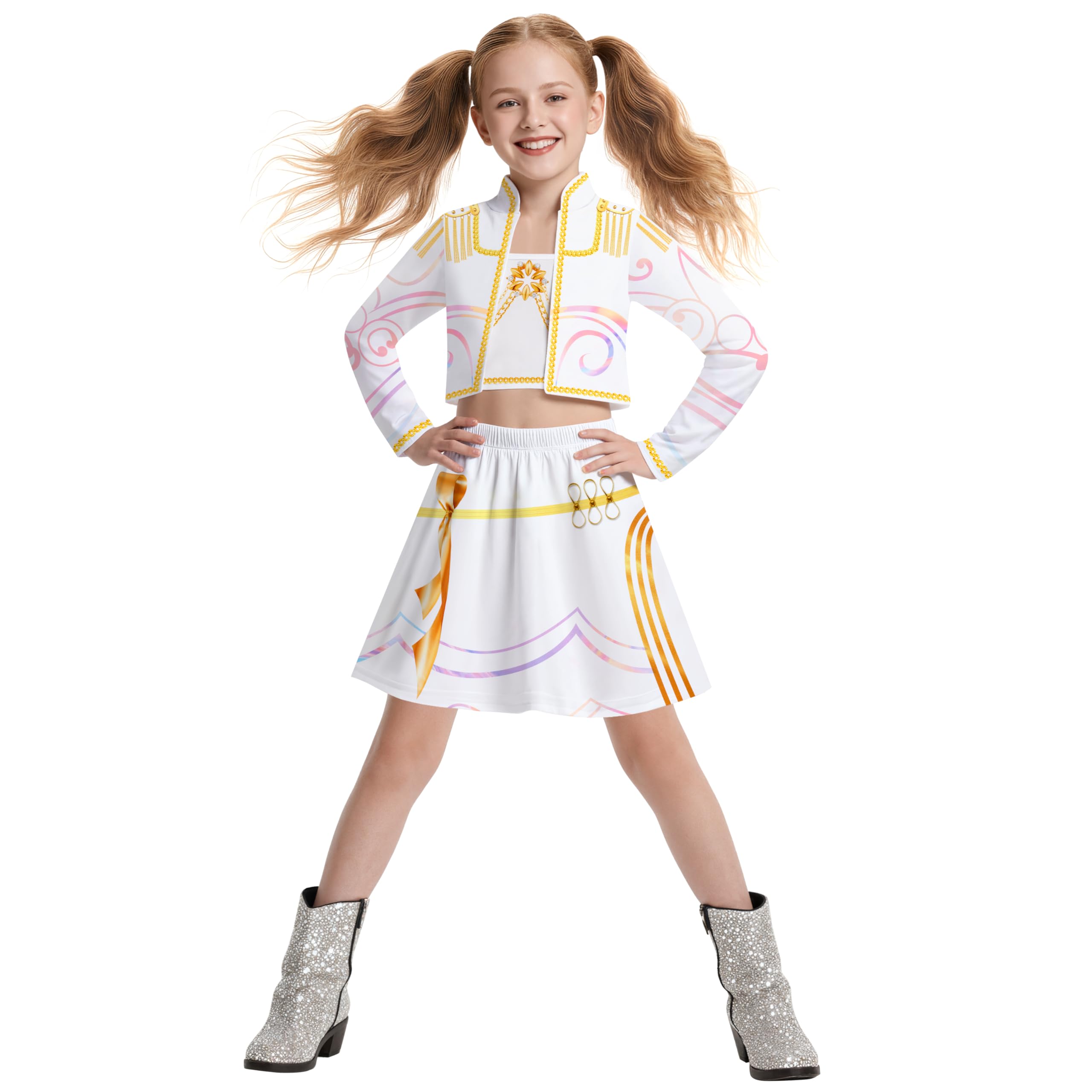 Photo 1 of VBLEVIAR halloween costumes kids girls stage clothing set fancy outfits performace clothing