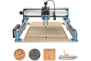 SainSmart Genmitsu 4040-PRO MAX CNC Router, 710W Trimmer & Linear Rail Driven, Work Area 400 x 400 x 78mm, for Wood Metal Acr