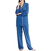 Fishers Finery Women's EcoFabric Full Length Pajama Set; Long Sleeve with Gift Box