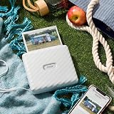 INSTAX Link WIDE Printer Ash White Bluetooth Smartphone Photo Printer view 4