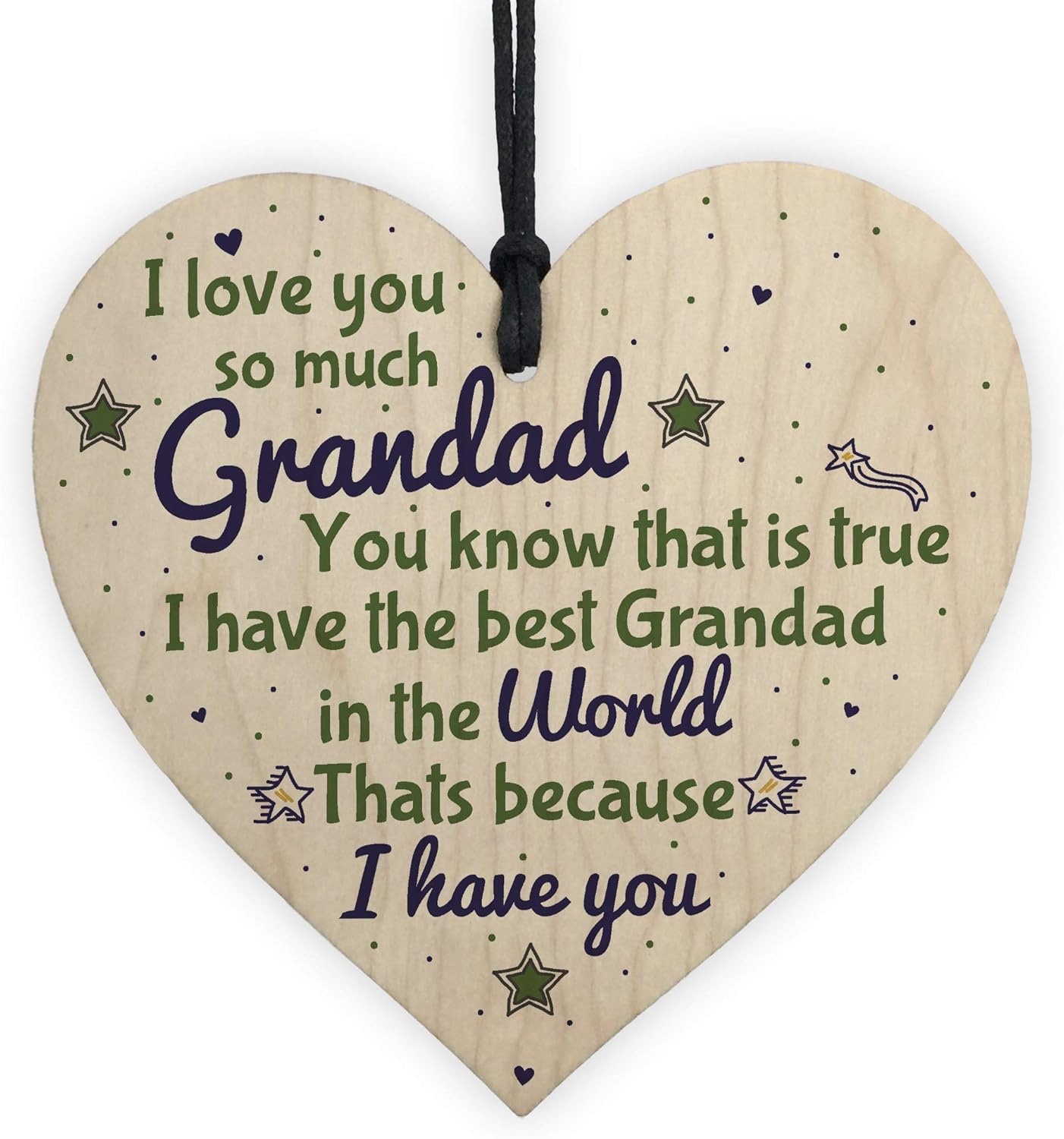 Home Furniture Diy Best Grandad Gifts Wooden Heart Birthday Gifts For Him Grandpa Dad Men Father Gronn Com Br