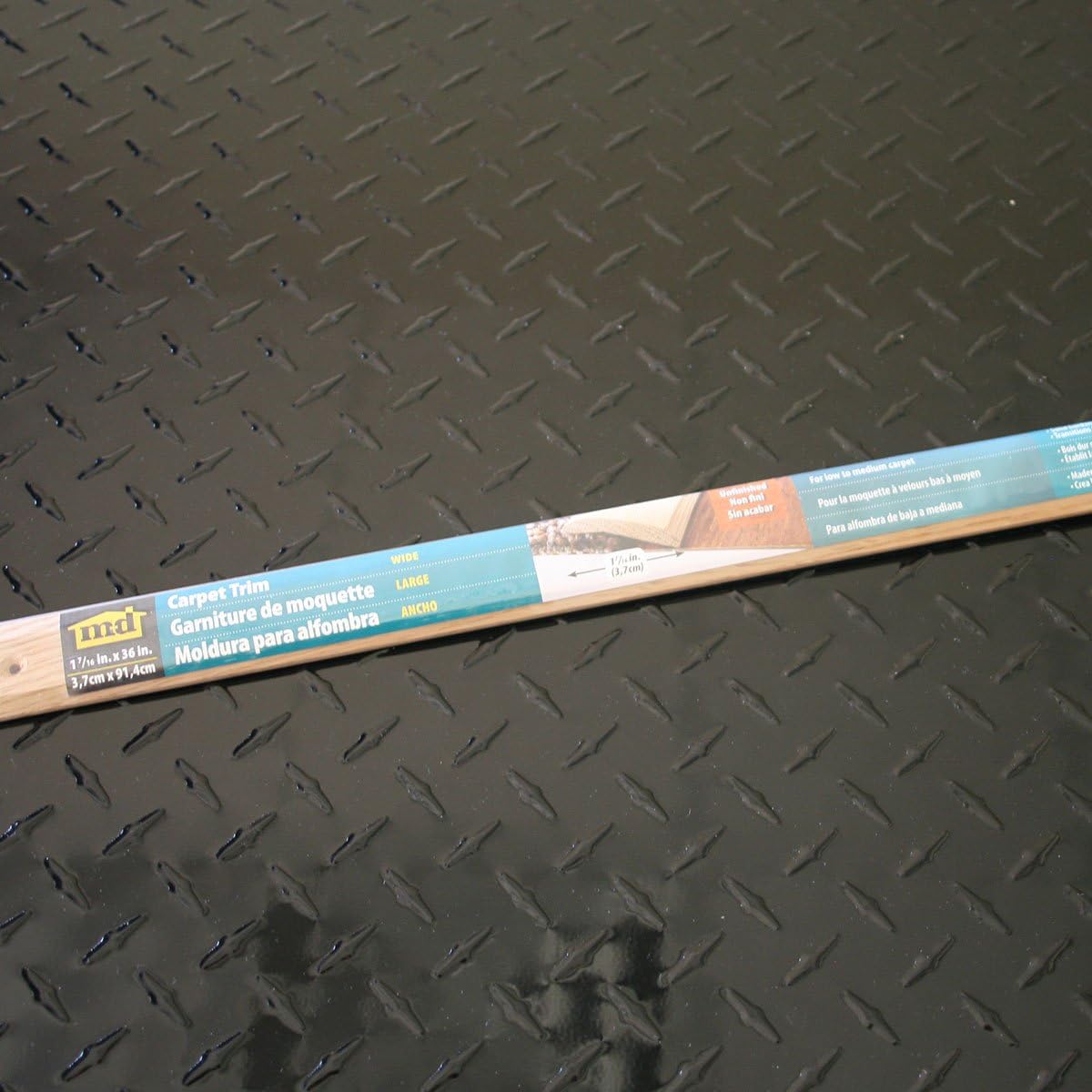 M-D Building Products 85357 Wide 1-7/16-Inch by 36-Inch Carpet Trim, Unfinished - Household Carpeting - 