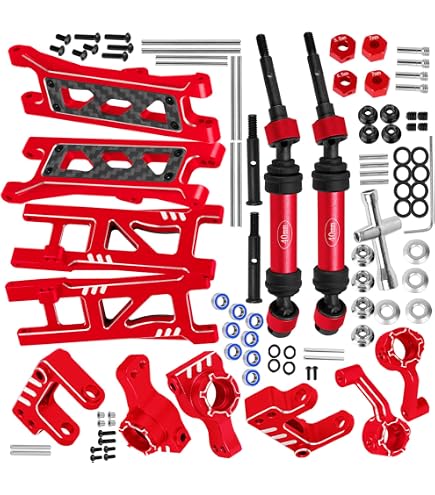 Aazon.co: ARRCat Alloy Caster Block&Steering Blocks&Rear Stub Axle...