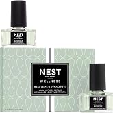 NEST New York Wall Diffuser Refill Vials, Wild Mint &amp; Eucalyptus - Set of 2 - Up to 60 Days of Continuous Scent - Cruelty Free, Vegan - Made in USA
