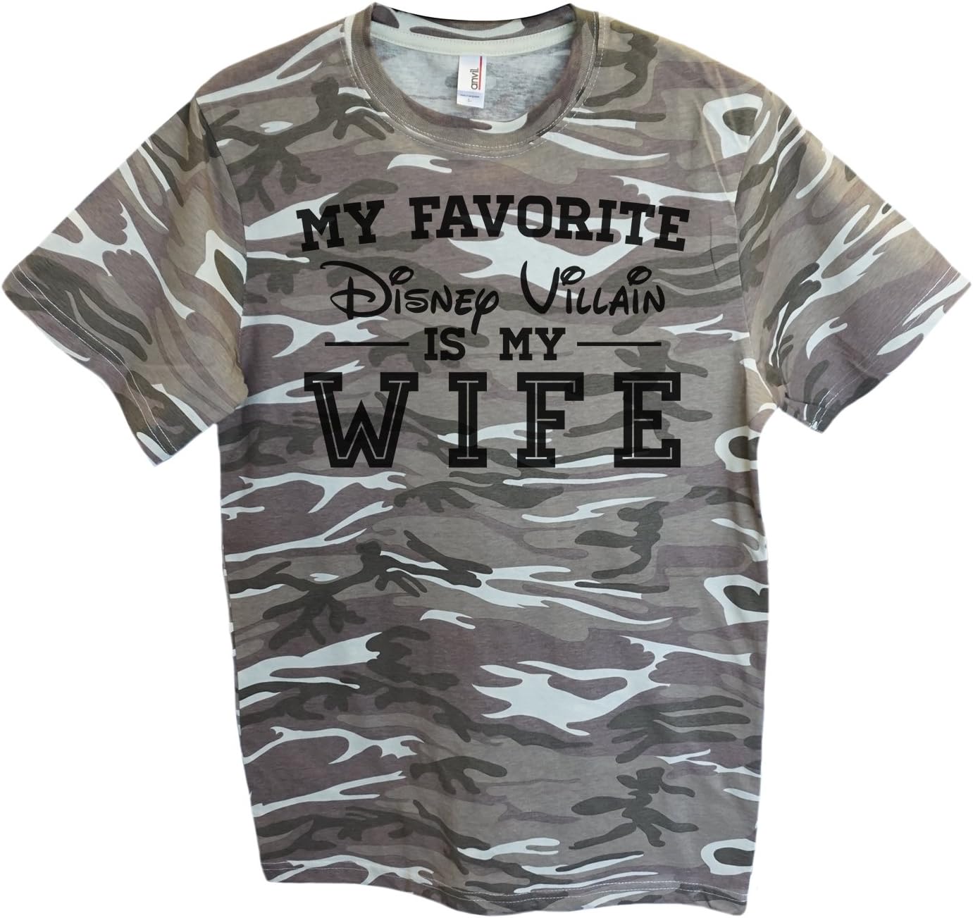 Funny Mens Villain T-Shirt “My Favorite Disney Villain is My Wife” Funny Disney T Shirt Gift for Dad