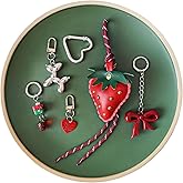 HeriNova 7-in-1 Detachable Bag Charms Set and Multi-Functional Keychains Bag Accessory