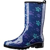 HISEA Women's Rain Boots Waterproof Mid Calf Garden Boots for Women