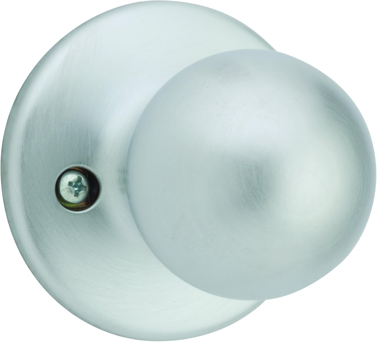 Weiser Yukon Dummy (Half) Knob, Interior Door Handle for Closets, Satin