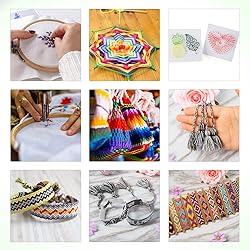Pllieay 30 Skeins Friendship Bracelets Floss, Black