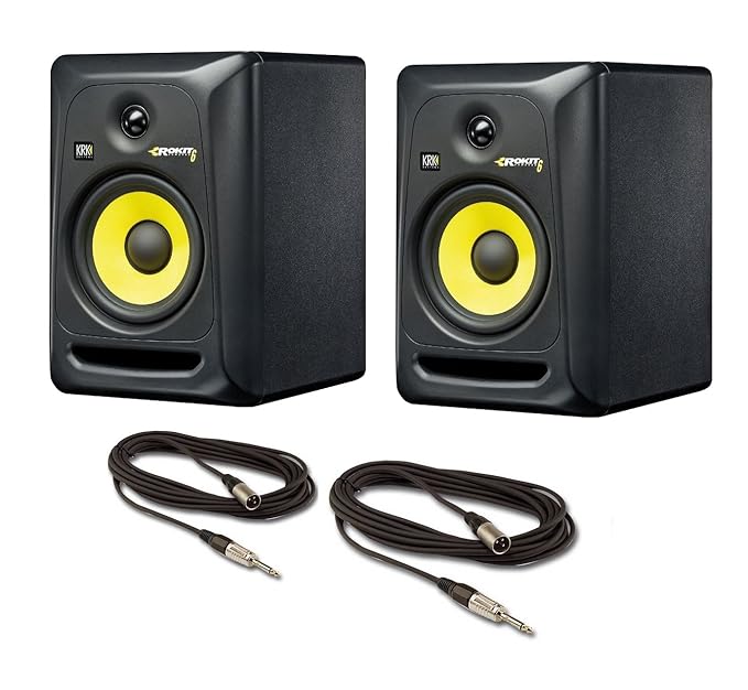 title=KRK RP6 Rokit G3- Coppia di monitor da studio attivi + coppia cavi omaggio