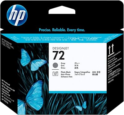 HP 72 C9380A Original Grey & Photo Black DesignJet Printhead Plotter