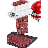 Meat Tenderizer Attachment for KitchenAid, Tenderizer Machine for Kitchen aid & Cuisinart Stand Mixers, Stainless Steel Meat 