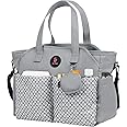 SUPROMOMI Diaper Bag Tote: Large Tote Baby Bag Boy Diaper Bag Stylish Girl Diaper Bag,Shoulder Mommy Bag
