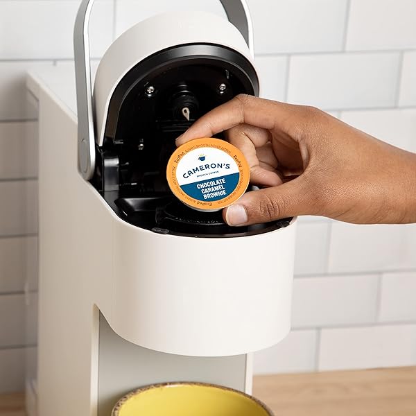 CAMERON’S COFFEE SINGLE SERVE PODS, DECAF VANILLA HAZELNUT, 72 COUNT (PACK OF 1)
