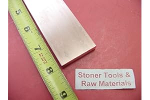 ATONEP 3/8"x 1-1/2" C110 COPPER BAR 8" long Solid Flat Bar .375" Mill Bus Bar Stock H02