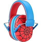 ProCase Kids Noise Cancelling Headphones, Kids Ear Protection Monster Jam Truck, Fireworks Hearing Protection Noise Reduction, Noise Canceling Earmuffs for Sensory Autism Toddler Children -Red
