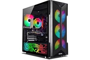 AQVIN Prebuilt Gaming Desktop PC with GeForce RTX 4060 8GB GDDR6 | Intel Core i7 Processor Up to 4.6Ghz | 32GB DDR4 RAM 2TB S