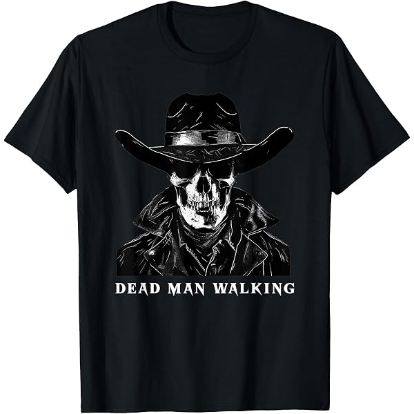 Amazon.com: Dead Man Walking T Shirt - Sarcasm Shirts for Men and