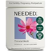 Needed. Multivitamin for Prenatal, Prenatal Multi Capsule, 30-Day Supply | Pregnancy, Breastfeeding, Postpartum, Expertly-Formulated &amp; Third-Party Tested