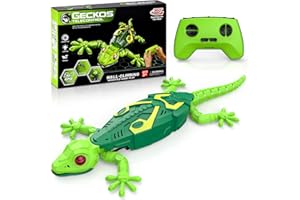 Envyvip RC Wall Crawler Gecko, Rechargeable Remote Control Robot Kids Toys, Wall Climbing Funny Prank Toys Birthday Gifts for