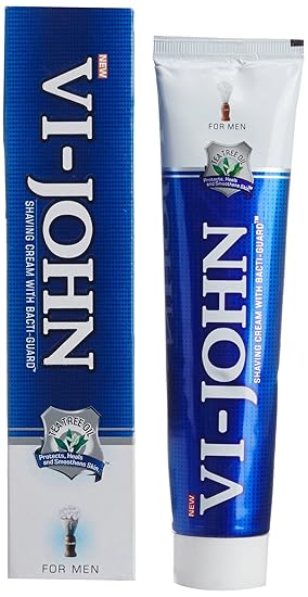 VI-John Shaving Cream with Bacti-Guard For Men - 125 g