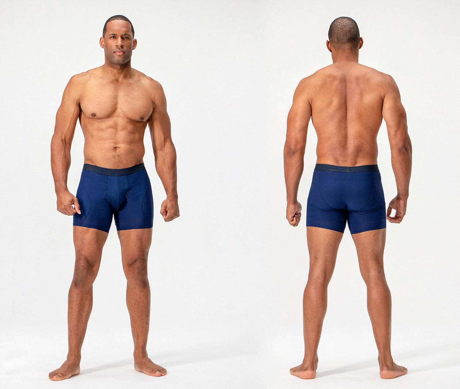 DEVOPS Men's Perfomance Cool Dry Mesh Underwear Boxer Trunk 6-inch Brief (3 Pack) at  Men’s Clothing store