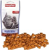 Beaphar Malt Bits Cats Treats 75 x Crunchy Malt Bits for Hairball Passage view 2