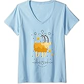 Aries Zodiac Sign Astrology Horoscope Cute Zodiac Sign V-Neck T-Shirt