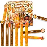 42Pcs Thanksgiving Bubble Wands, Mini Bubble Wands for Fall Party Favors, Autumn Gift Toys for Girls Boys Kids Toddler Adults, Party Bag Stuffers Goodie Bag Filler, Friendsgiving Classroom Prizes
