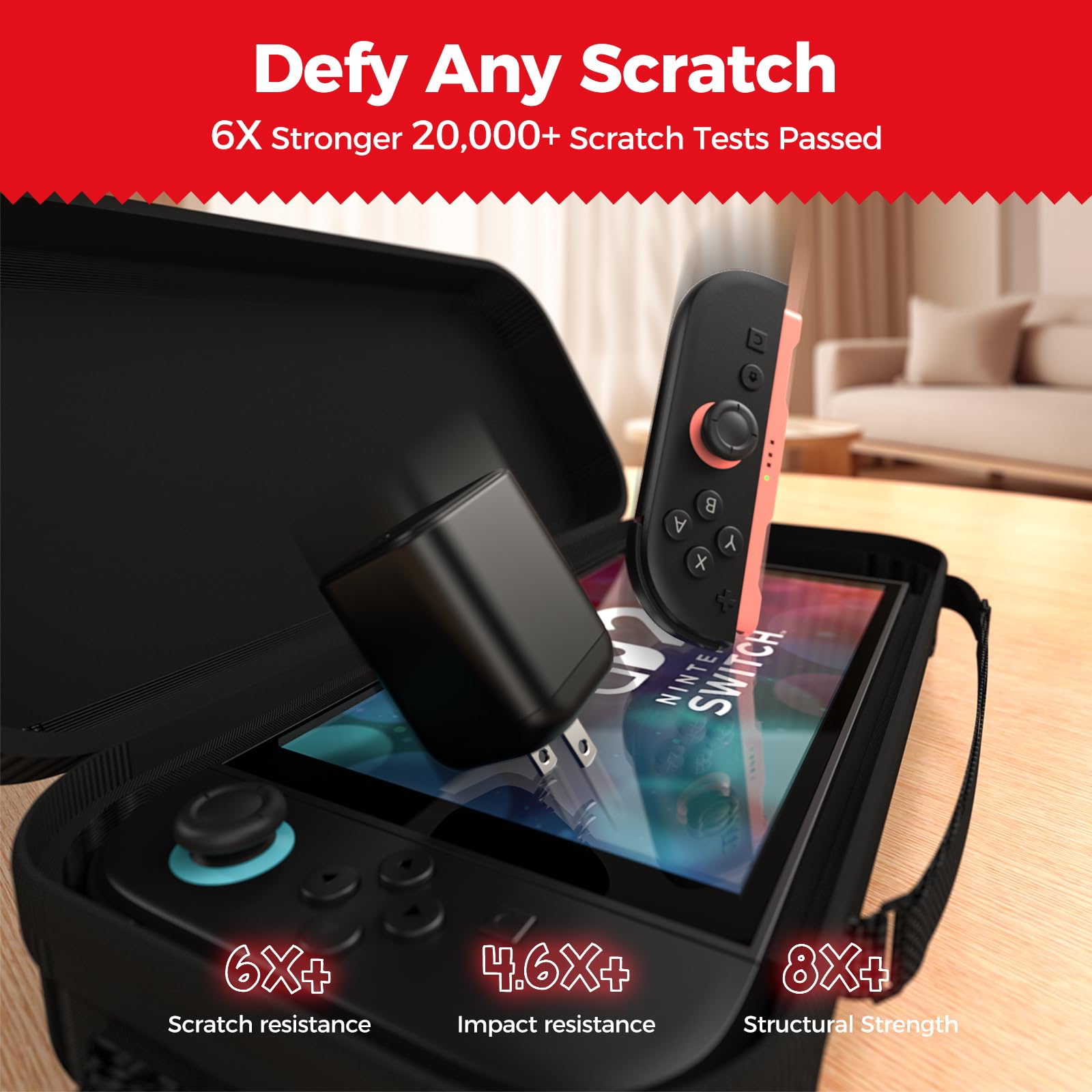 NEWDERY Displayschutzfolie für Nintendo Switch 2, 9H gehärtetes Glas, automatische Ausrichtung, blasenfreie, Anti-Fingerabdruck, kratzfest, Touchscreen‌‌, HD-klare Vollabdeckung, 2er-Pack 7